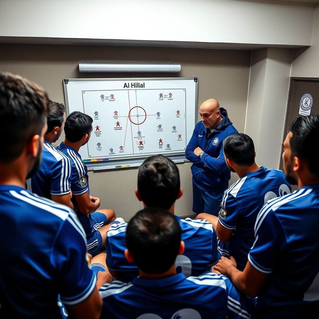 半岛体育官网首页-阿尔希拉尔赛前战术会议，细节决定比赛胜负