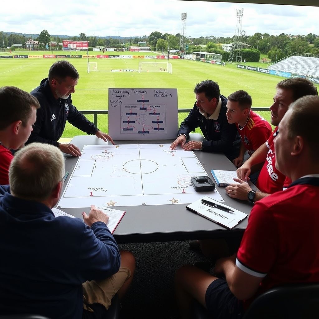 半岛体育app官网-塔斯马尼亚联赛前战术会议，细节决定比赛胜负